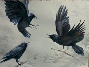 An Intelligence  Operation
22" x 30" Watercolor