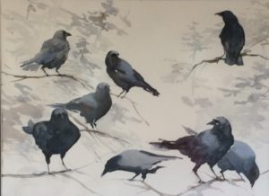 The Garden of Reflection
22" x 30" Watercolor