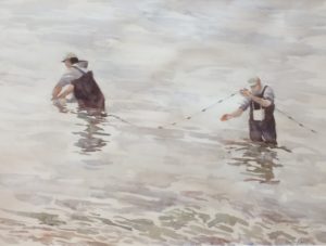 Placido & Baptista
 22" x 30" Watercolor