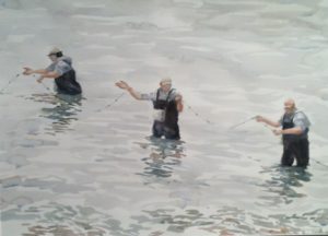 Amadeo August & Santo
22" x 30" Watercolor