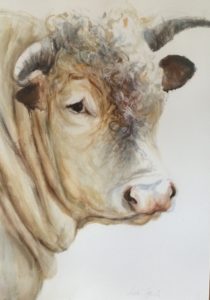 Lear 22" x 30" Watercolor